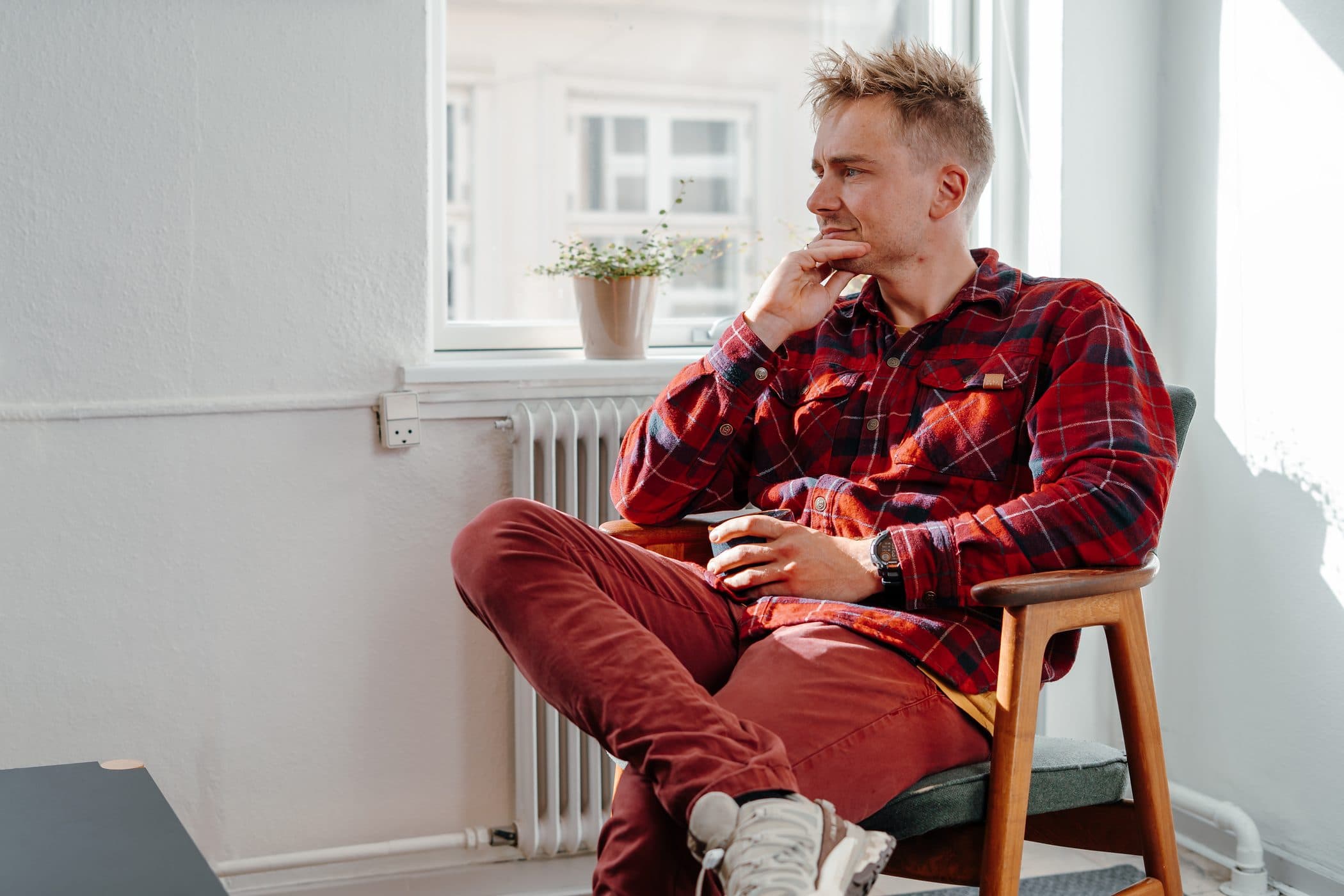 Autoriseret psykolog Nikolaj Tøffner-Clausen i klinikken